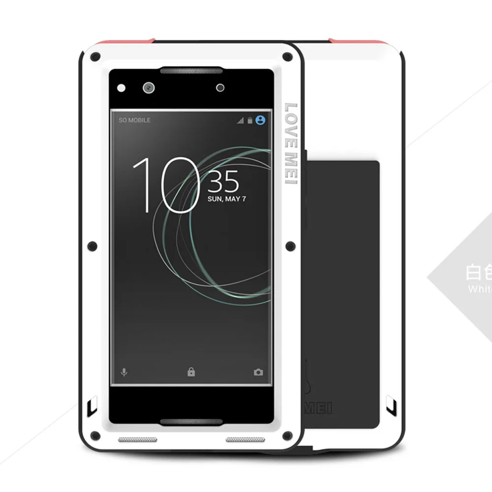 Чехол Love Mei для SONY Xperia XA1 G3121 G3123 G3125 ударопрочный водонепроницаемый жесткий
