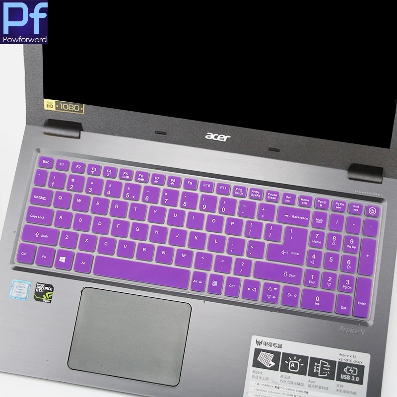 Силиконовый чехол для клавиатуры 15 6 ''Acer Aspire V15 VN7 592G/17 3&quot E 17 E5 773 774 (G)/Aspire V17