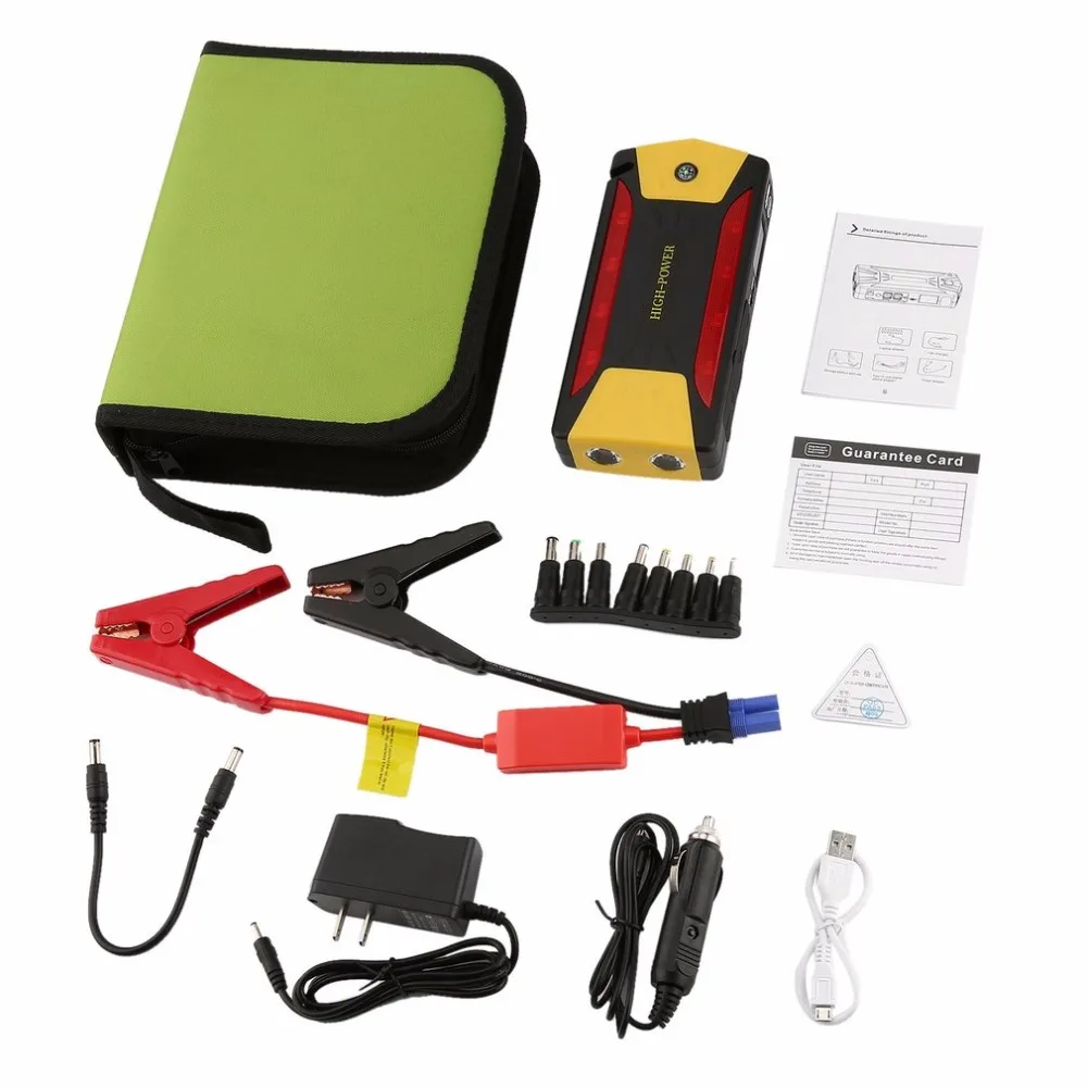 Многофункциональный портативный автомобильный стартер с большой емкостью 82800
