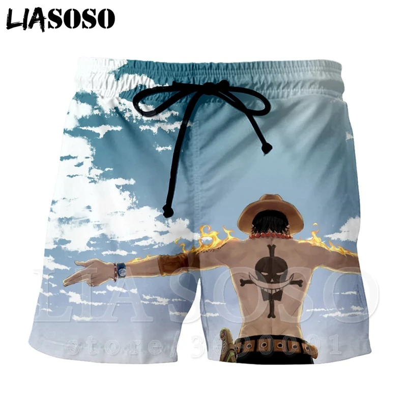 LIASOSO 3d принт в стиле японского аниме Одна деталь с принтом &quotМанки Д лаффи