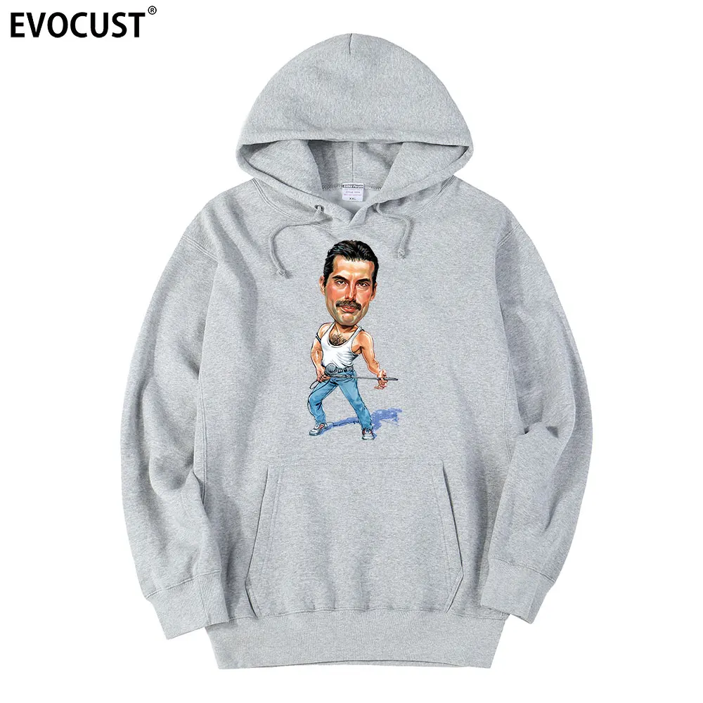 Художественные мужские толстовки Queen Поклонники группы FREDDIE MERCURY Женские Унисекс