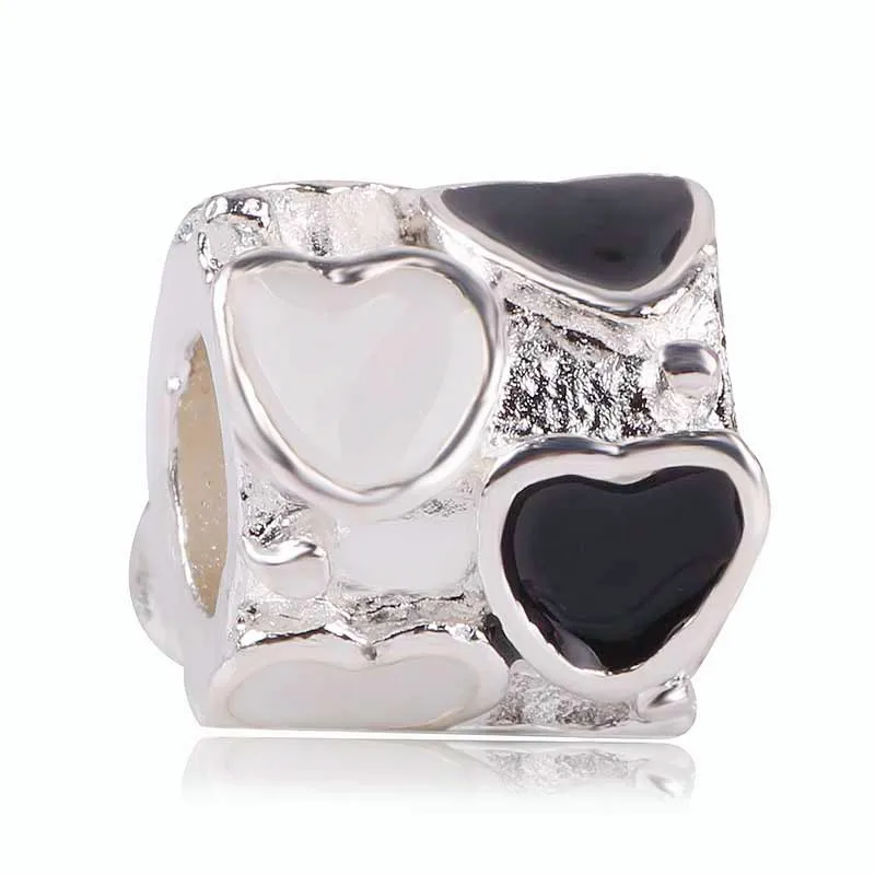 C161 AIFEILI Fit Pandora Серебро 925 Микки браслет розовый шарик ожерелье оригинальная Подвеска подарок цвет Мода синий для женщин G - Цвет: C161