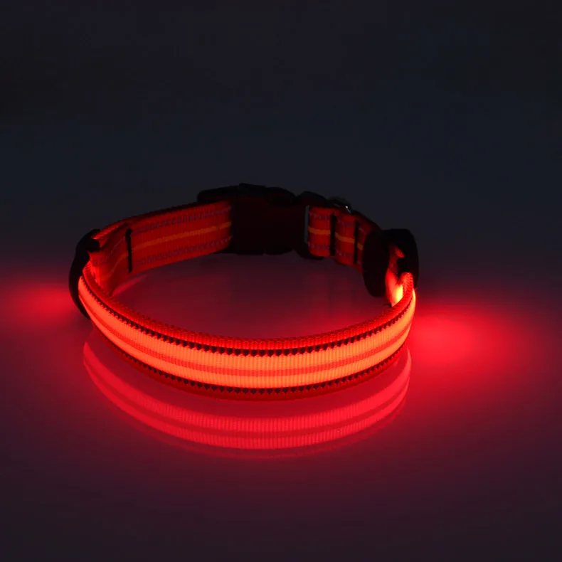 Водонепроницаемый ошейник для собак светодиодный светильник домашних животных