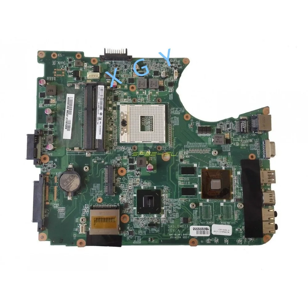 Материнская плата для ноутбука toshiba satellite L750 L755 A000081450 DABLBMB28A0 REV A материнская HM65 DDR3