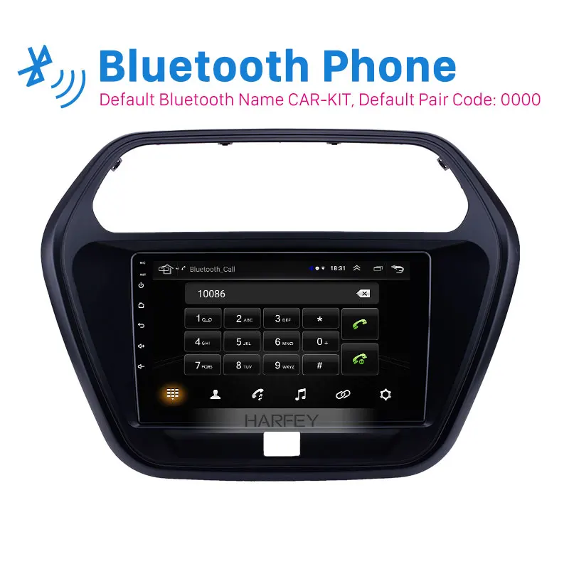 Harfey для Mahindra TUV300 2015 Android 8 1 9 дюймов головное устройство радио с Bluetooth и GPS AUX wifi