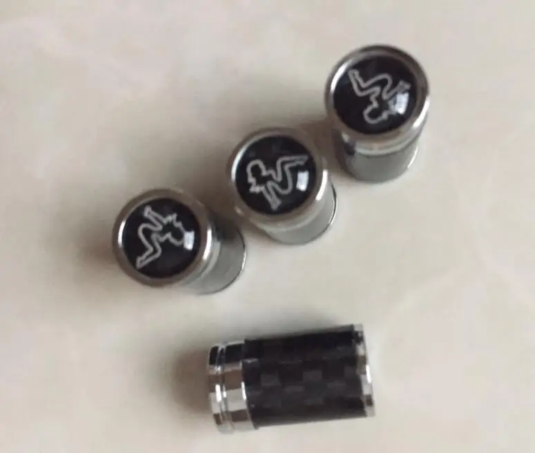 Превосходное качество авто углерода Волокно шины Колпачки клапанов Замена новый