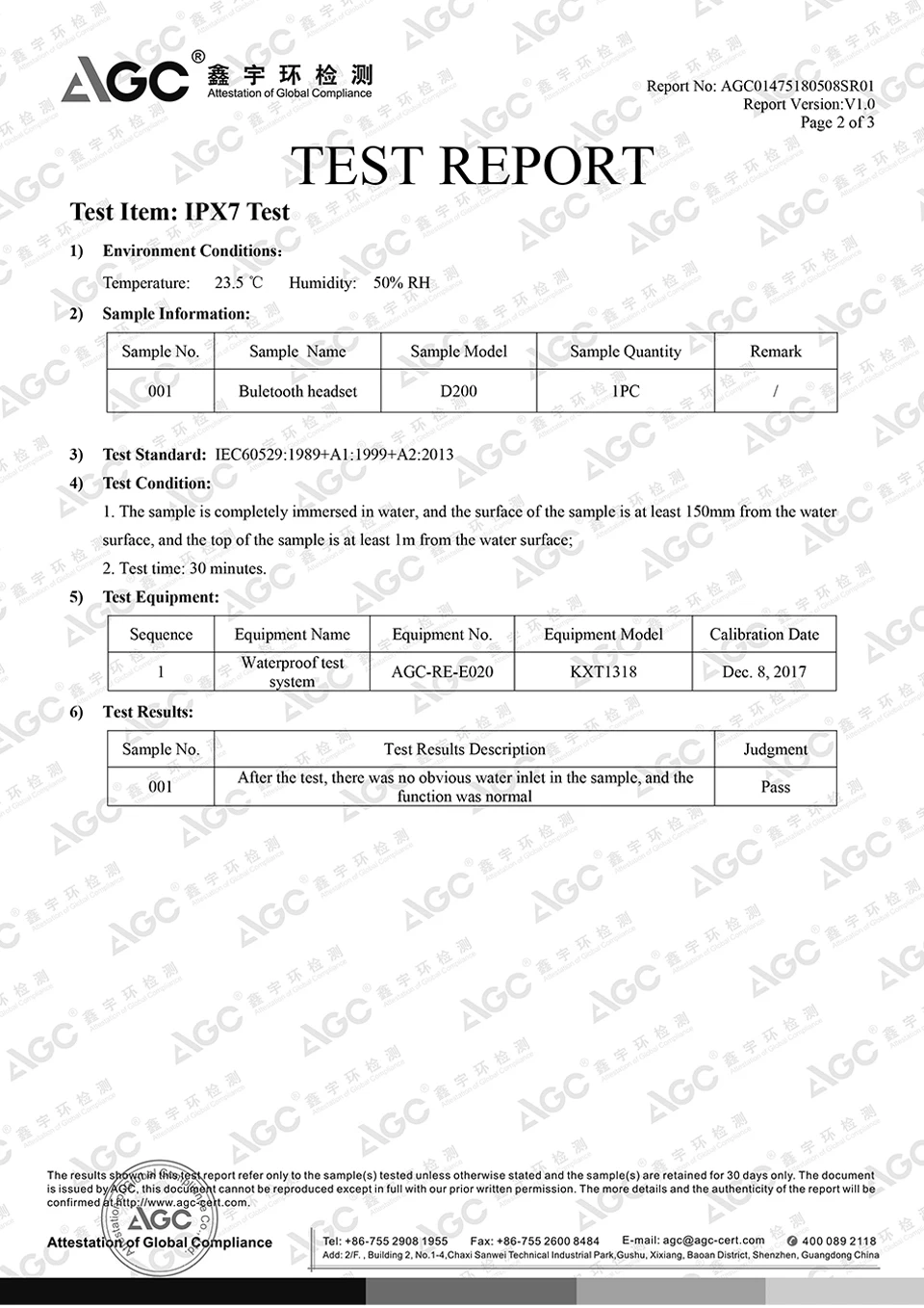 D200 беспроводные наушники Bluetooth наушники IPX7 водонепроницаемая Спортивная гарнитура с шейным швом шумоподавление стерео наушники для xiaomi