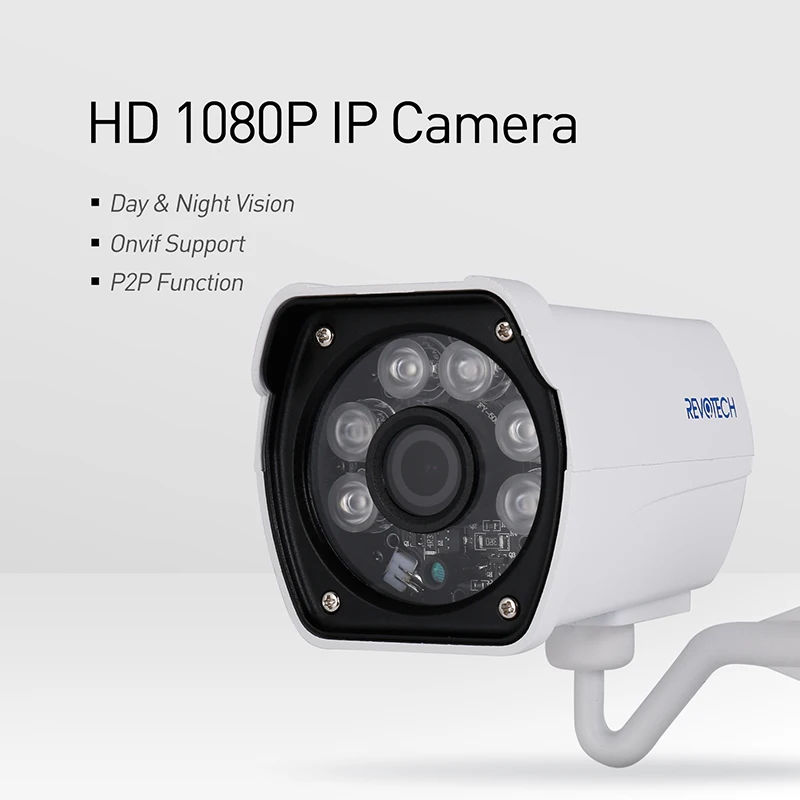 H.265 POE Водонепроницаемая IP-камера 1920 х 1080P 2.0 МП для наружного использования с 6 массивными светодиодами Bullet Security ONVIF Night Vision P2P CCTV Cam On.