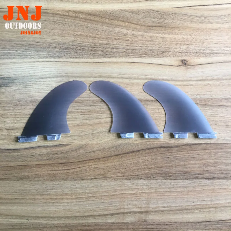 Прозрачный серый CNC shaped FCSII доски для серфинга FCS 2 G5 Стекловолоконные ласты FCS2