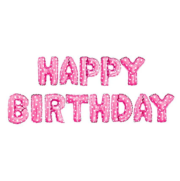 pink birthaday Детская гирлянда для празднования первого дня рождения с флагом на один год, гирлянда для мальчиков и девочек, украшения для вечеринки на первый день рождения для детей - Цвет: pink birthaday