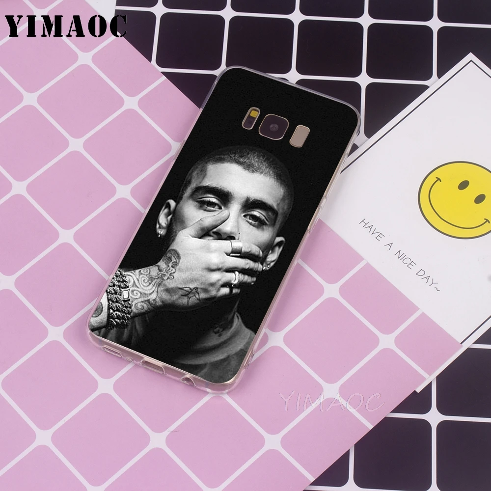 Мягкий ТПУ чехол YIMAOC Zayn malik для Galaxy j3 j5 j6 j7 A5 2016 2017 A6 A9 2018 Note 8 9 S7 edge S8 S9 S10 Plus S10e |
