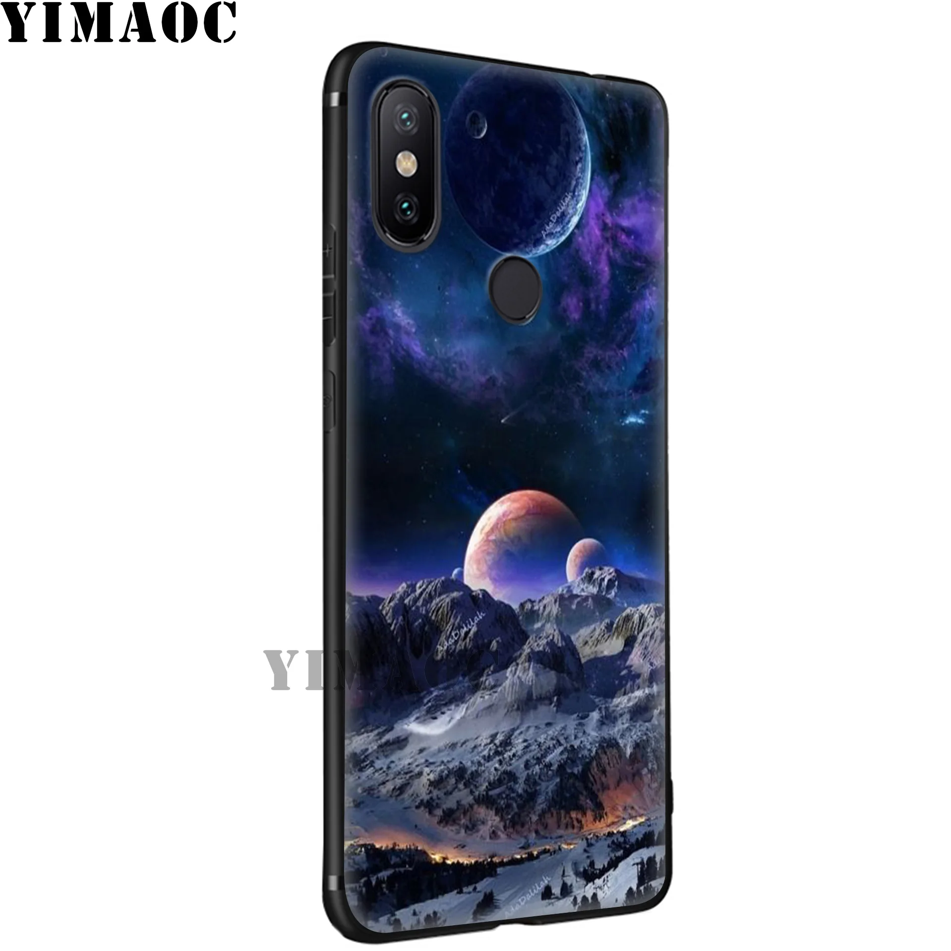 Yimaoc фиолетовый Mitsubishi Space Star Мягкий силиконовый чехол для Xiaomi Redmi 7A Note 7 6 6A 5 4 4X 4A 5A S2