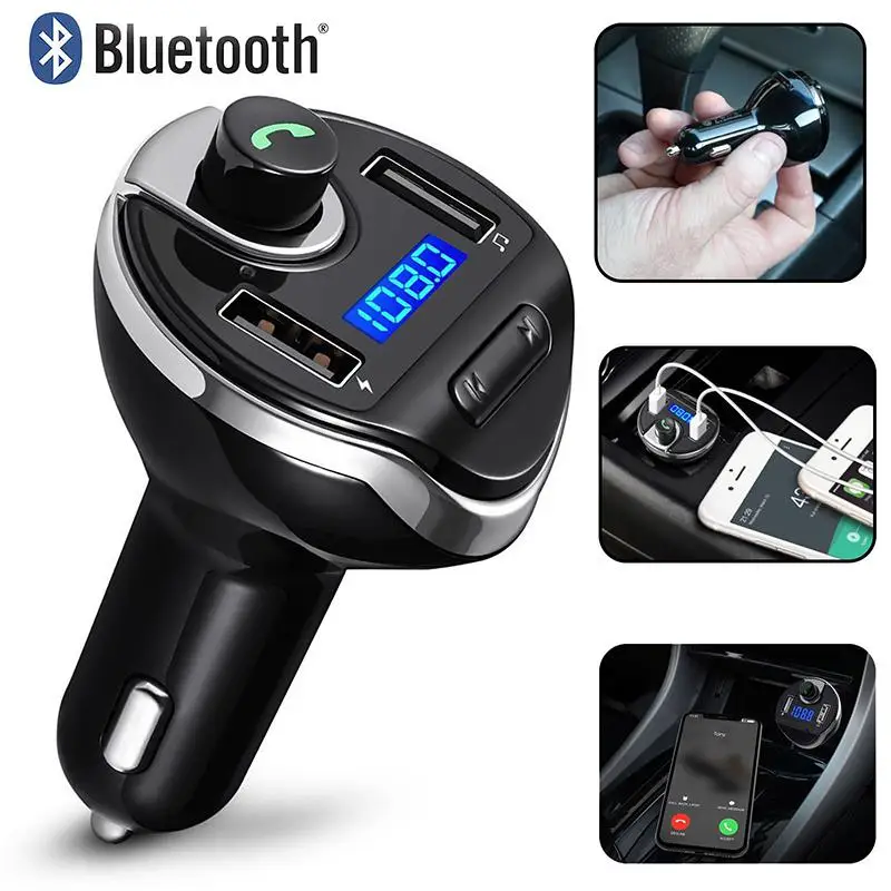 BEESCLOVER Bluetooth Автомобильный fm трансмиттер Беспроводной радио Hands free адаптер USB