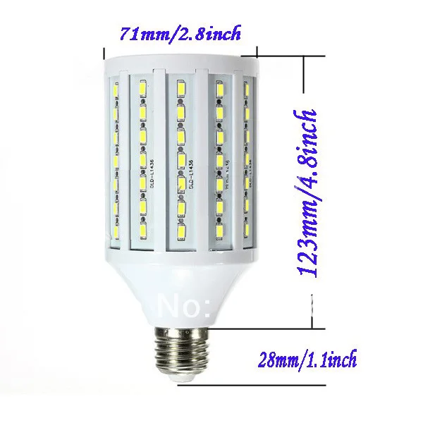 

Wholesale 20pcs LED Bulb, E27 30W LED Light 5730 SMD LED Corn Bulb Warm White/Cold White AC110V/220V DHL Free Shipping