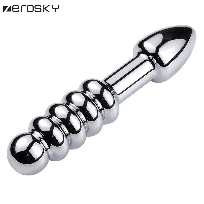 Outdoor Anal Plug Stainless Steel Sex Toys Butt Plugs with Sucker Adult Product Masturbation Erotic Toy |