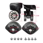 2 шт., большая коробка для колесиков с двумя рядами, универсальная дорожная коробка для колесиков и чемоданов, чехол для колесиков, черный, левый и правый