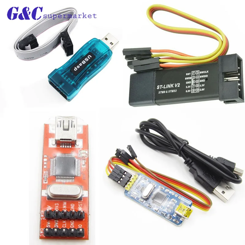 Умная электроника ST LINK Stlink Link V2 Mini STM8 STM32 Simulator программное устройство для