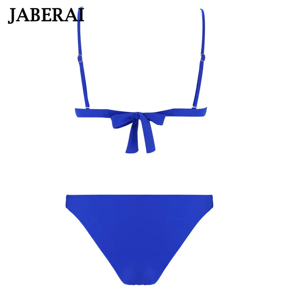 JABERAI Для женщин 2019 Сексуальная Push Up мягкие бикини и бюстгальтер комплект