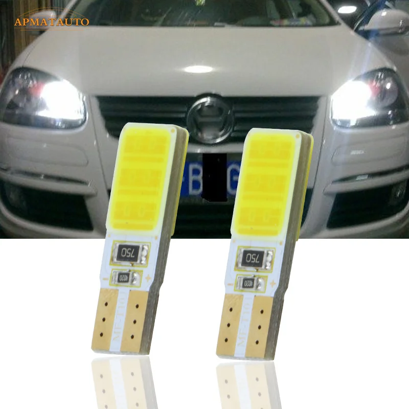 2x T10 W5W CANBUS светодиодные боковые парковочные огни маркер лампы для Фольксваген CC