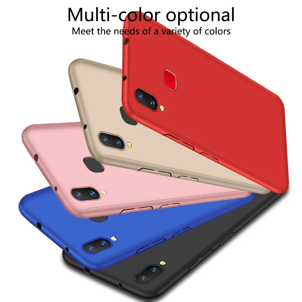 360 Full Case For iphone 7 Plus 6 6S X XS XR Max Coque shockproof PC Cover Luxury With Glass Etui |