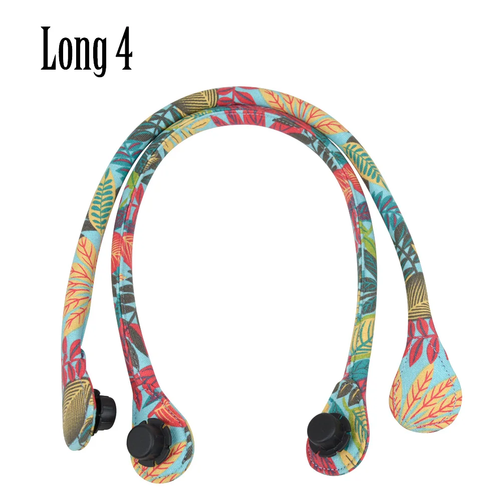 Long 4 Короткая Длинная Круглая холщовая тканевая ручка для Obag, Классическая Мини сумка O, женские сумки, сумка через плечо - Цвет: Long 4
