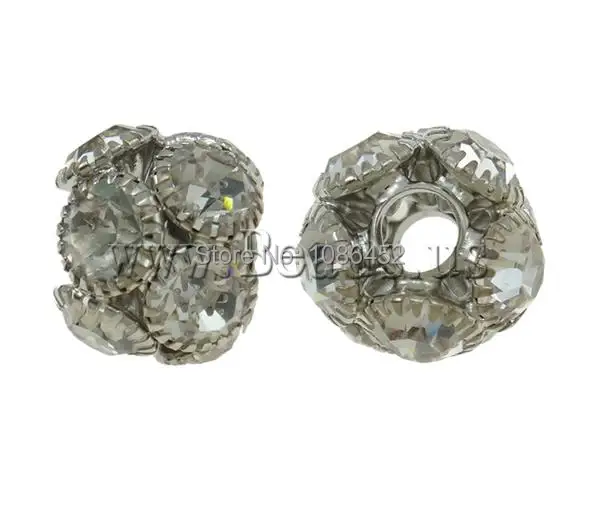 Free shipping!!!Brass Jewelry Beads fantasy women jewelry Drum platinum color plated with A grade rhinestone nickel | Украшения и