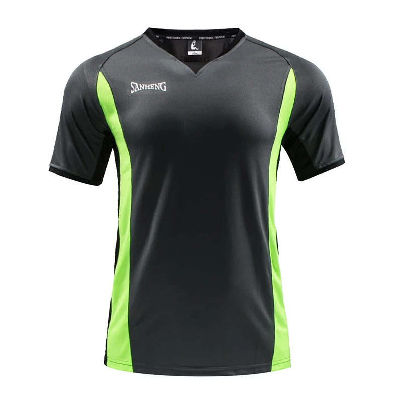 SANHENG Basketball Referee Jerseys Professional Mens Uniform Custom Judge Jersey Black Shirt 292 | Спорт и развлечения
