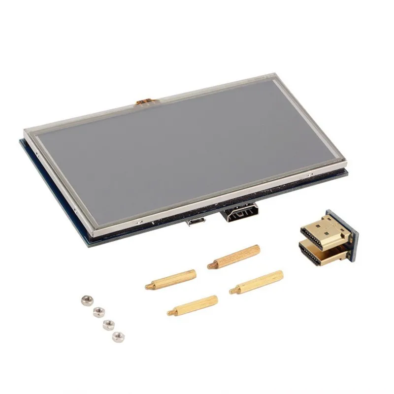 Raspberry Pi 4 сенсорный Экран 5 дюймов TFT ЖК-дисплей монитор 800*480 Дисплей + экран Панель