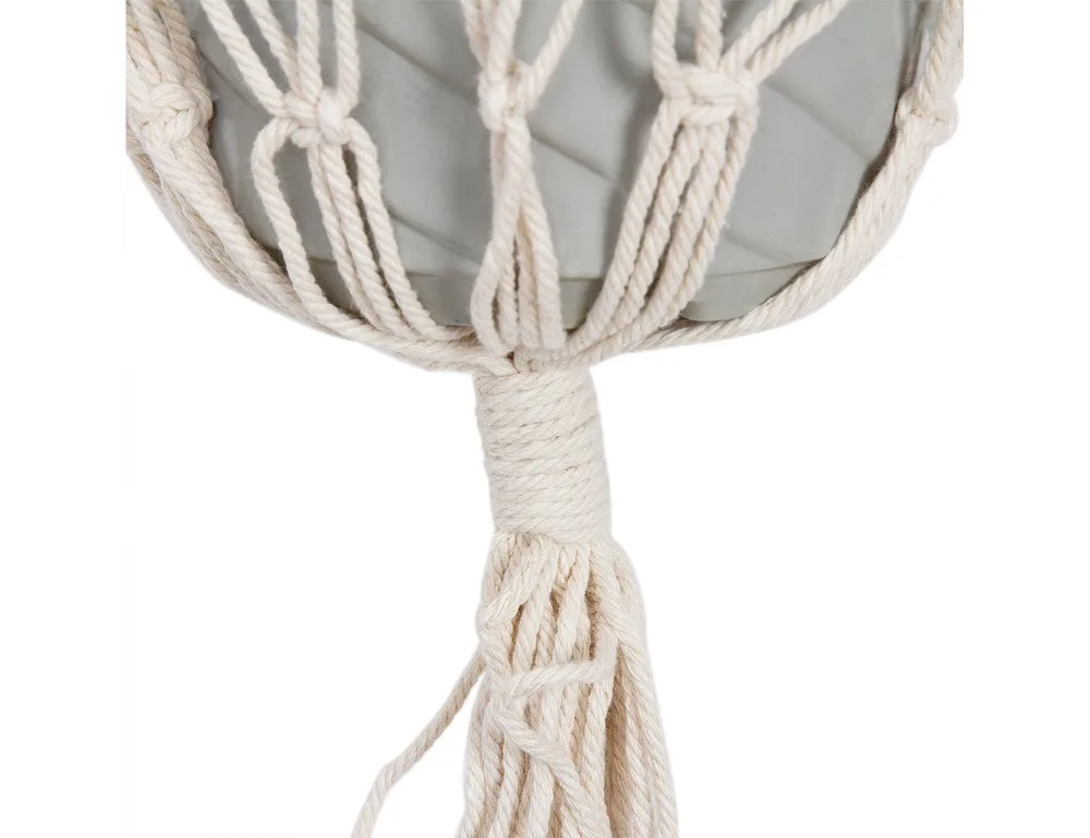 Подвеска для растений из макраме поддерживает сад ручной работы веревка вешалка для растений Корзина держатель горшков натуральный тонкий пеньковый Канат сетка цветочный горшок завод