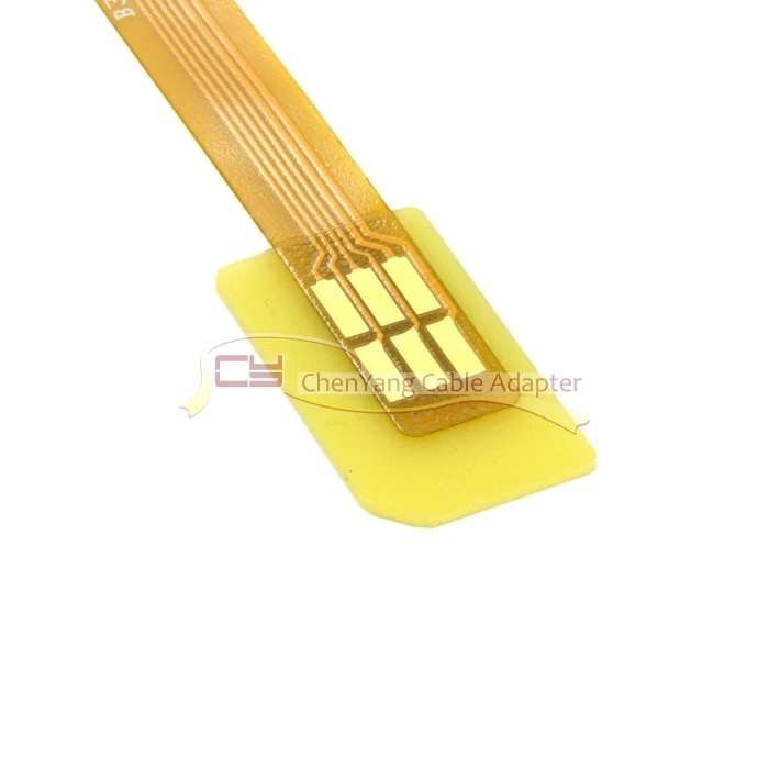 

GSM CDMA Standard UIM SIM Card Kit Male to Female Extension Soft Flat FPC Cable Extender 10cm