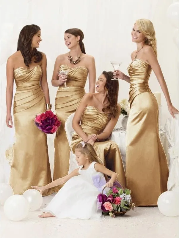 Шампанское Платья Невесты 2016 Горячие Продажа Милая С Плеча Без Рукавов Дешевые