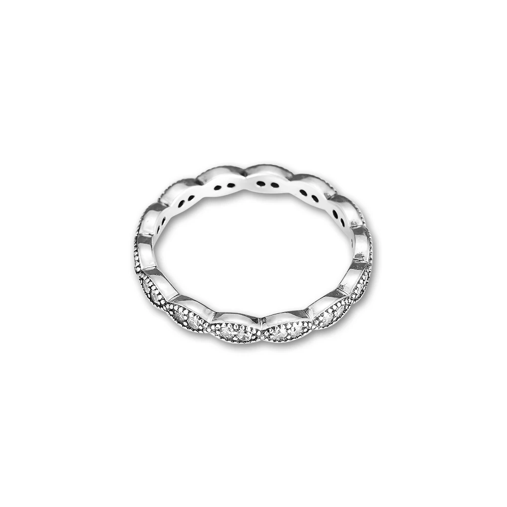 925 Sterling Silver Original Rings for Women anillos Sparkling Leaves Ring with Clear CZ Female Jewelry Wholesale | Украшения и