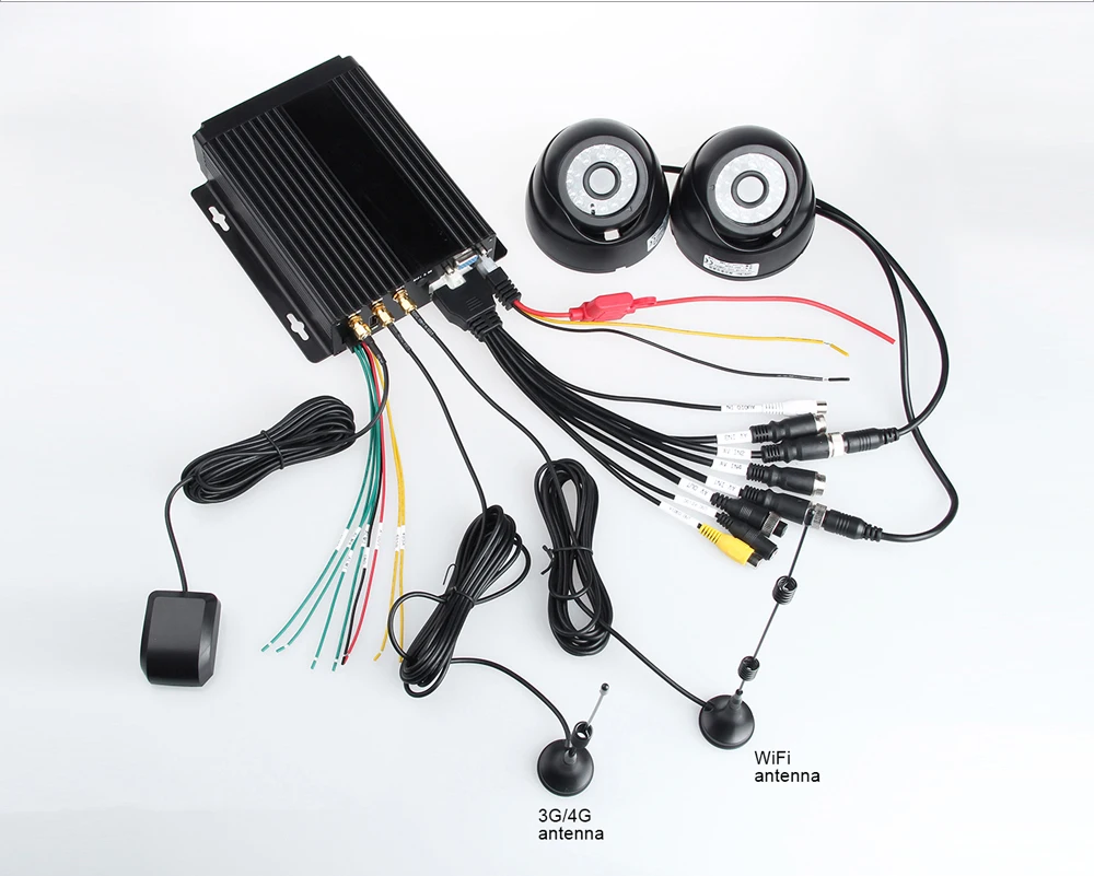 G-sensor Online 3G GPS Wifi 4CH SD автомобильный Мобильный Dvr видеорегистратор Комплект 3 шт