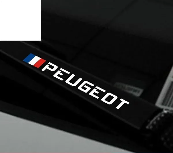 Для Peugeot Автомобильная тряпка-щетка Светоотражающая наклейка (2 шт) | Автомобили и
