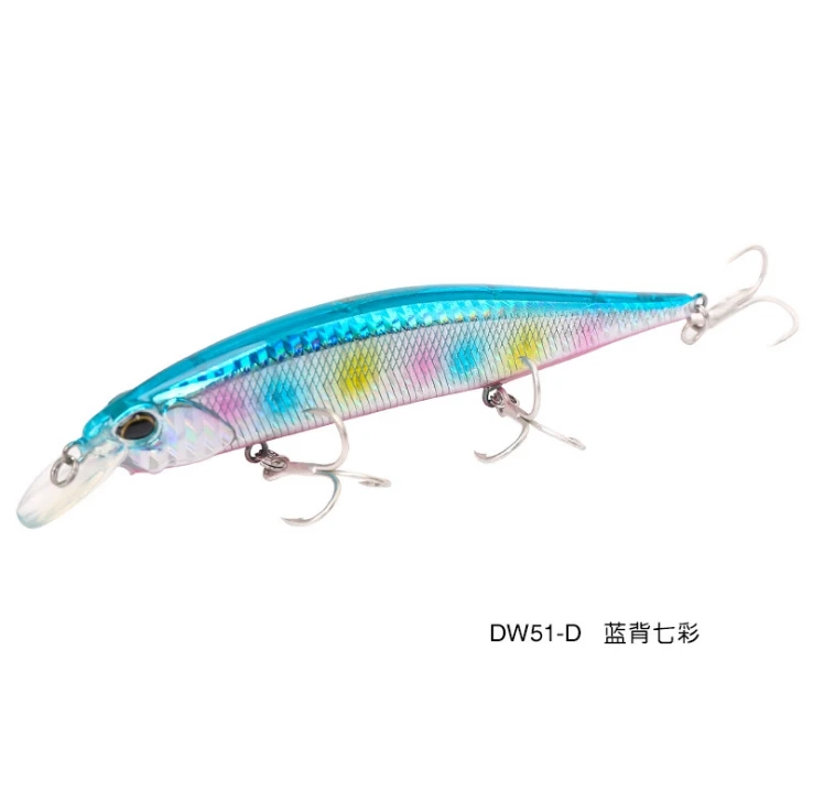 DW51D TSURINOYA Suspend Minnow рыболовные приманки 19,5 г/12 см подвесная приманка плавающая приманка 0-1,5 м приманка для морского окуня - Цвет: DW51D