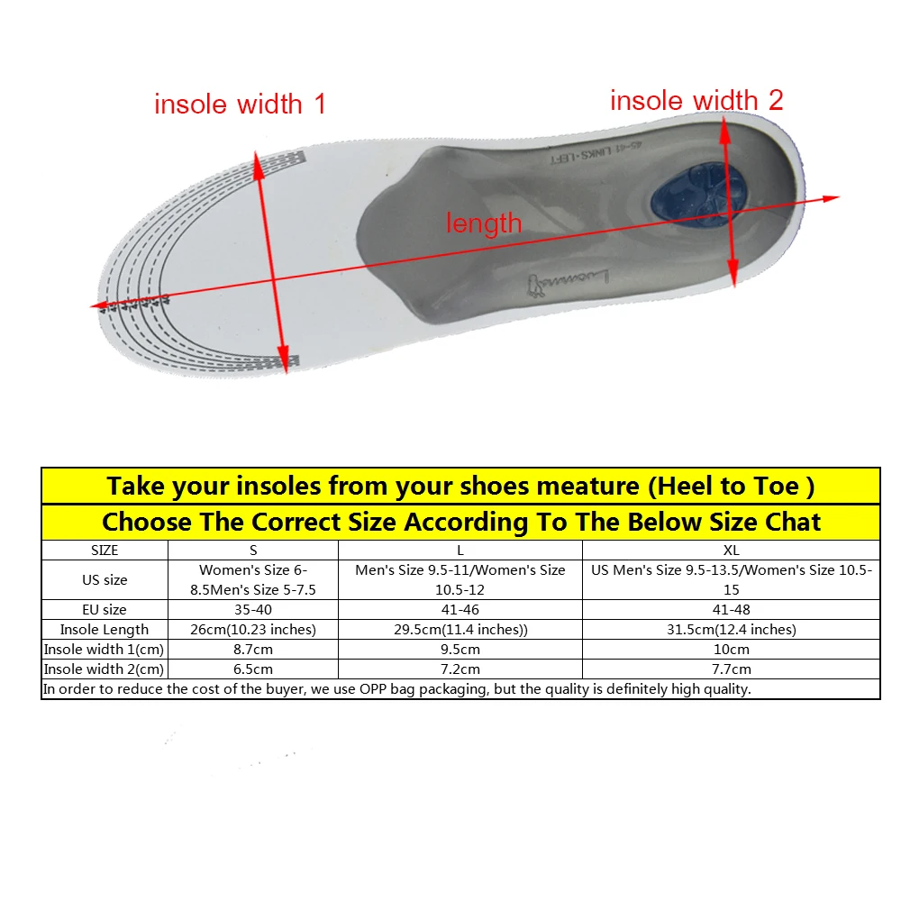 Ортопедические силиконовые стельки 36 48 размеров 2 5 см|insole foot care|insoles archinsoles arch supports