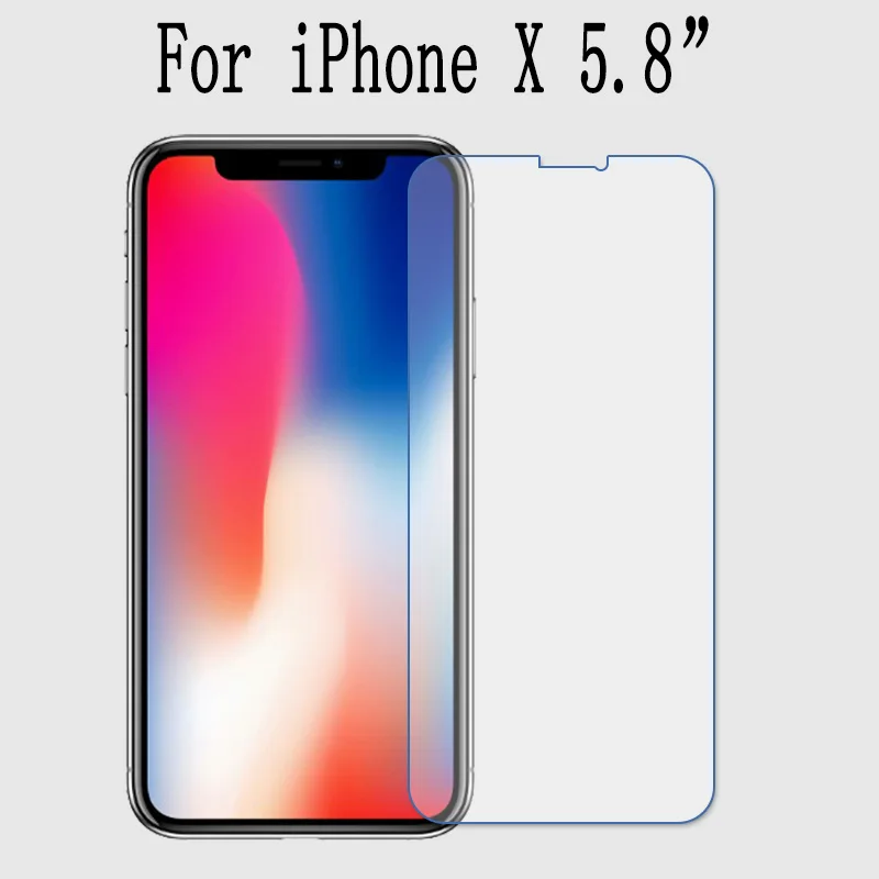 Высококачественное закаленное стекло для iPhone X XR XS Max 4 5 6 6s 7 8 Plus 10 SE Защитная