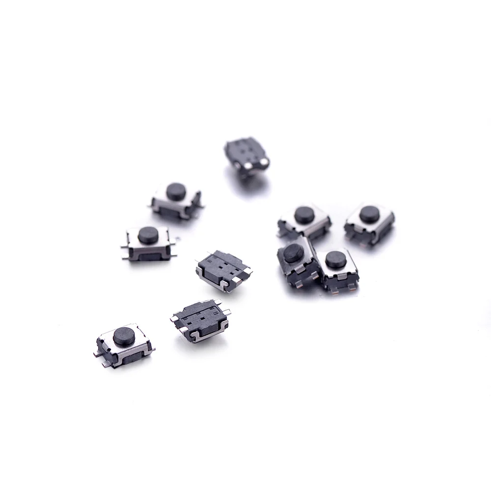 50/100 шт DC 12V 0.1A Микро Кнопочный переключатель 3X4X2mm рабочая сила 0 8 до 1.8N устойчивые