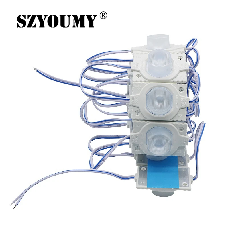 Potência de Iluminação Módulo de Injeção Navio por Dhl Led de Alta Szyoumy Módulo Lateral 3030 Lâmpadas Led 1 Lente Super Brilho Levou 1000 Pcs 2 w