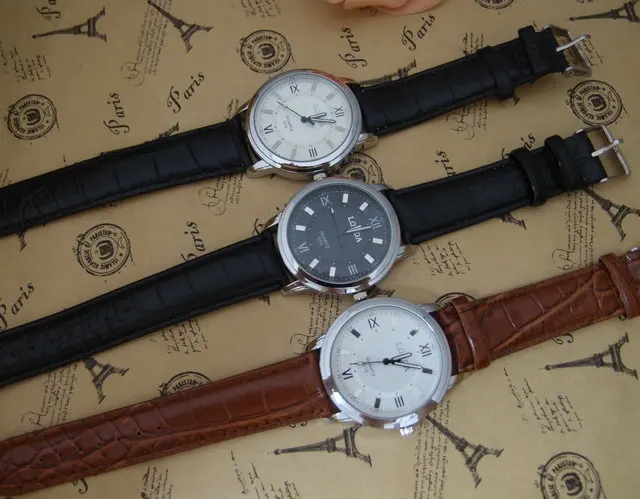 

Hot Sale Leather Band Watches Men Top Brand Relogio Masculino Men Sports Clock Analog Quartz Wrist Watches londa-3