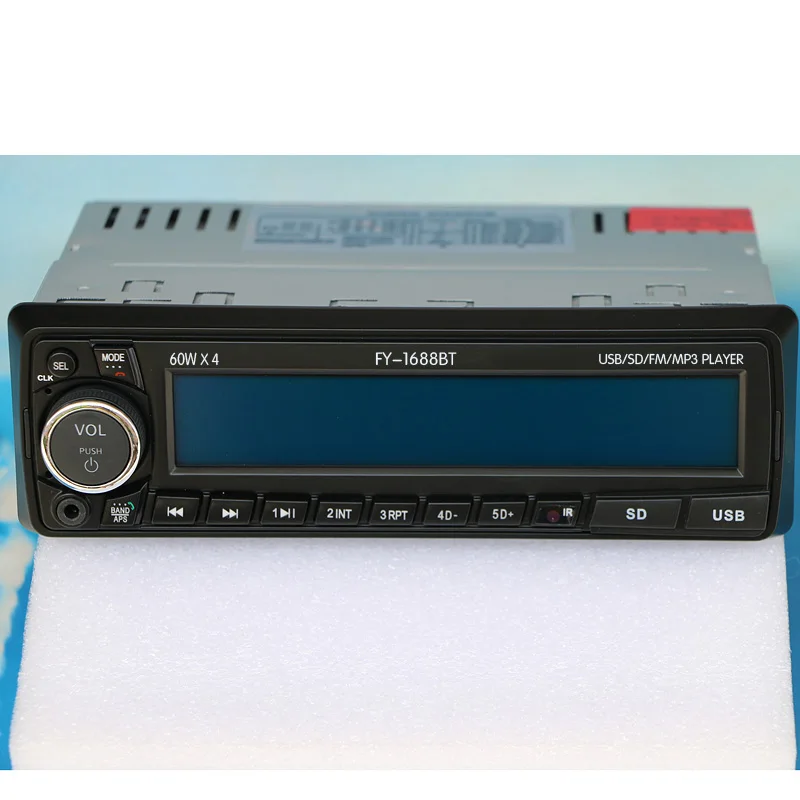 НОВЫЙ 12 В Bluetooth Car Радио Стерео FM MP3 Аудио USB SD AUX Авто Электроника авторадио 1 DIN ото