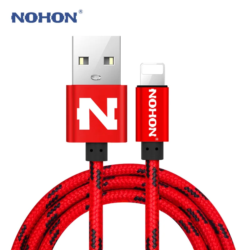 NOHON 8Pin usb кабель для быстрой зарядки Кабели Apple iPhone 8 7 6 Plus 5 5S 5C iPad iOS 9 10 мобильный