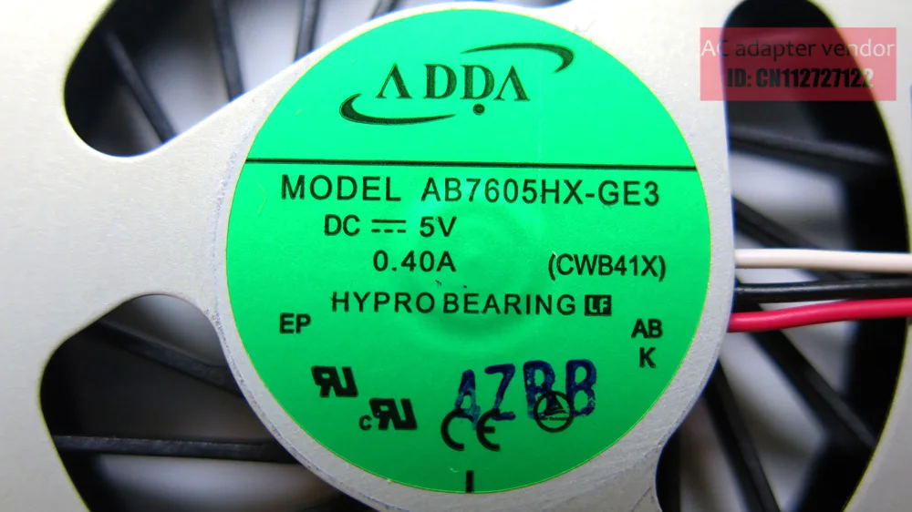 

New Replace blue CLEVO w110er / Earth X11 laptop fan 6-23-AW150-100 AB7505HX-GE3