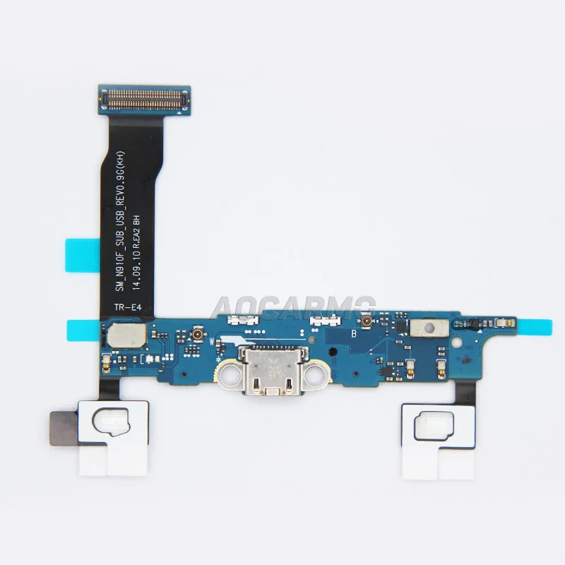 Aocarmo USB док-станция зарядный порт гибкий кабель для samsung Galaxy Note 4 N910F | Мобильные