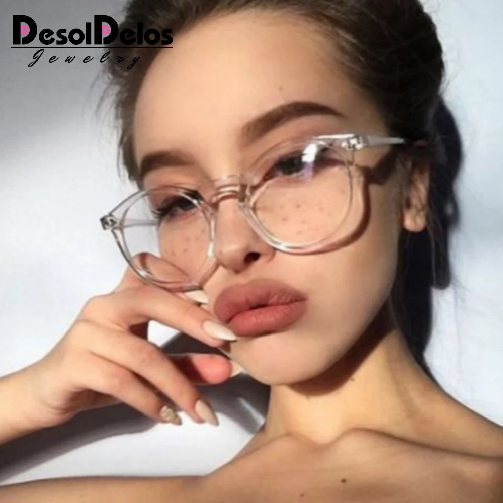 Новая мода ретро мужские очки оправа простые женские очки oculos de grau masculino
