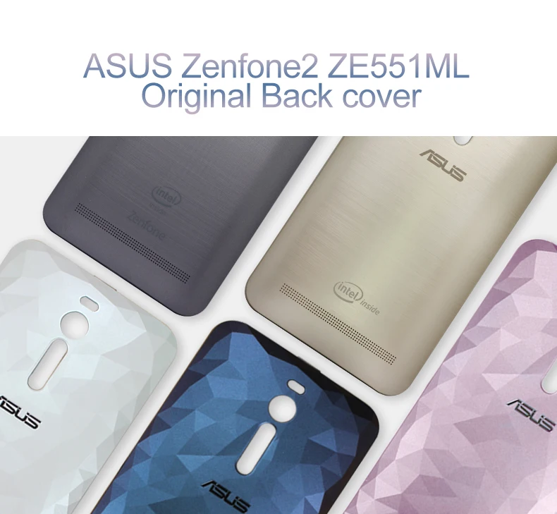 Оригинальные чехлы для телефонов ASUS, корпус батареи, задняя крышка для Zenfone 2/Deluxe ZE551ML ZE550ML с NFC