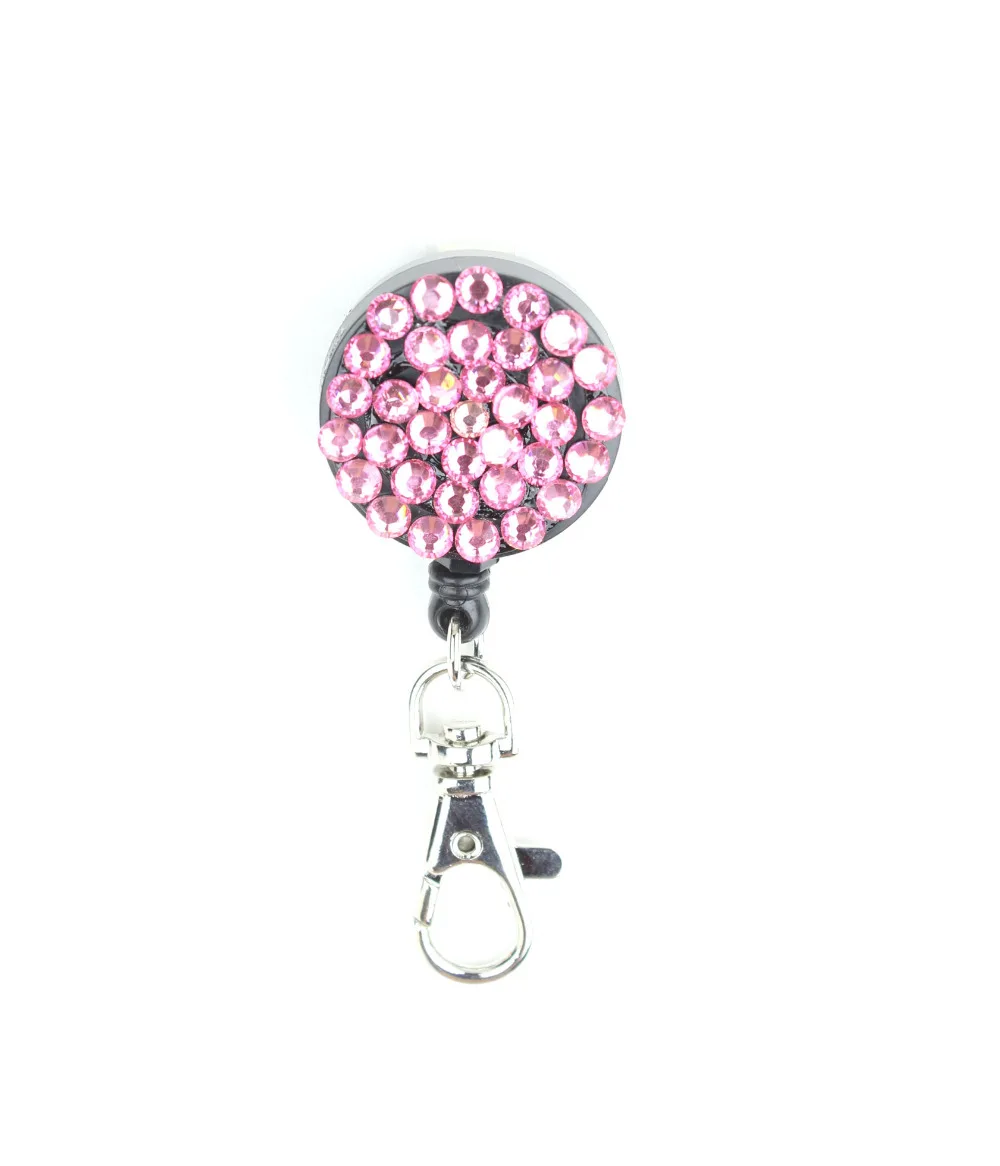 10 шт./лот выдвижной держатель для удостоверения личности с украшением в виде