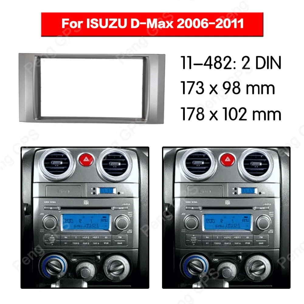 

Автомагнитола 2 din для ISUZU D-Max 2006-2011, монтажная панель, рамка, аудио, приборная панель, DVD-плеер