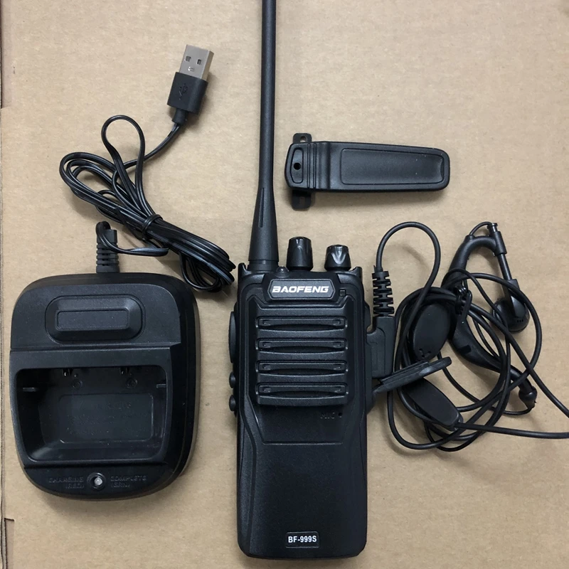 Рация baofeng 999S 2 шт. УВЧ 400 470 МГц 5 Вт мощная двухсторонняя радиосвязь 16 каналов +