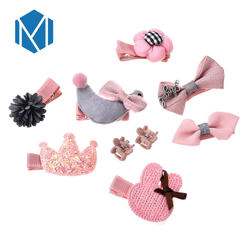 M MISM/1 комплект = 9 шт. красивые аксессуары для волос с героями мультфильмов девочек